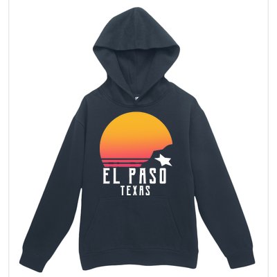 Retro El Paso Texas Sunset Urban Pullover Hoodie