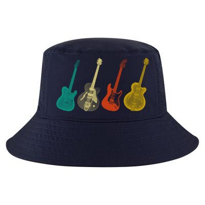 Retro Electric Guitar Cool Comfort Performance Bucket Hat