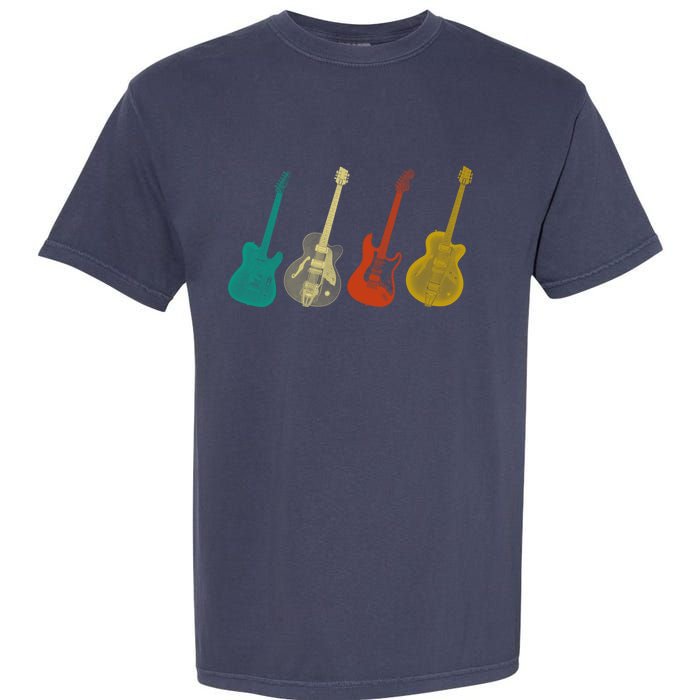 Retro Electric Guitar Garment-Dyed Heavyweight T-Shirt