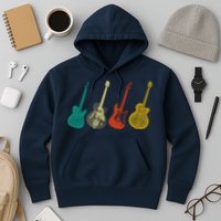Retro Electric Guitar Hoodie