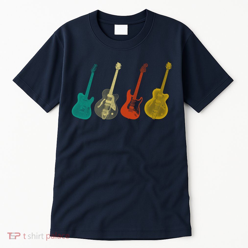 Retro Electric Guitar Tall T-Shirt