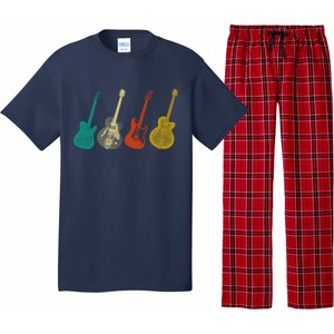 Retro Electric Guitar Pajama Set