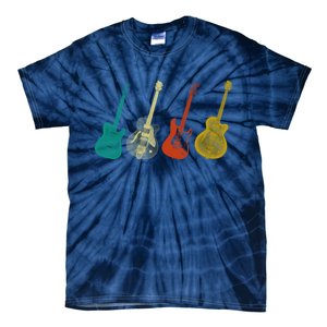 Retro Electric Guitar Tie-Dye T-Shirt