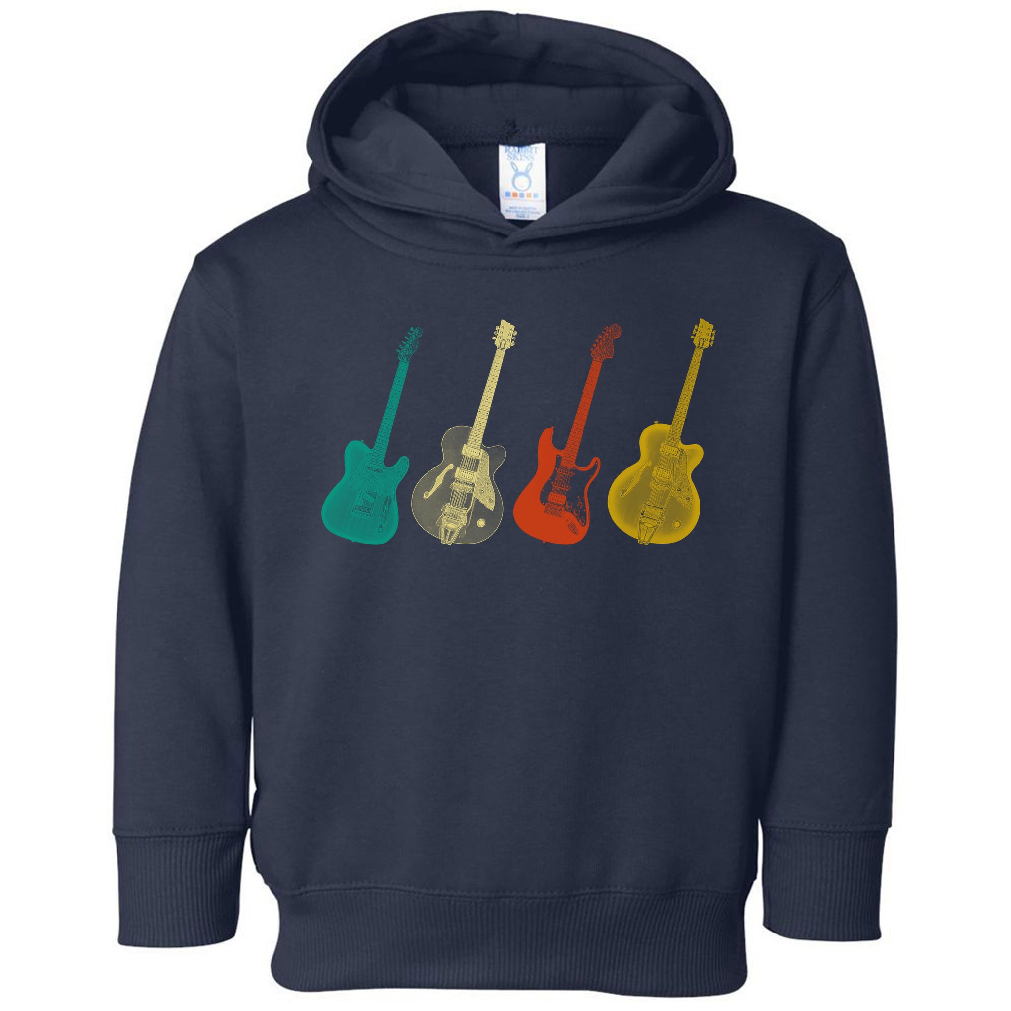 Retro Electric Guitar Toddler Hoodie