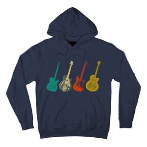 Retro Electric Guitar Tall Hoodie