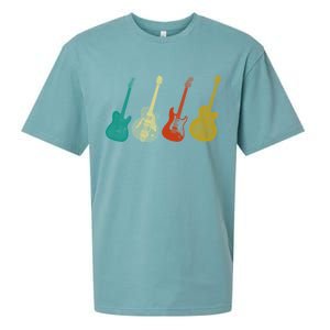 Retro Electric Guitar Sueded Cloud Jersey T-Shirt