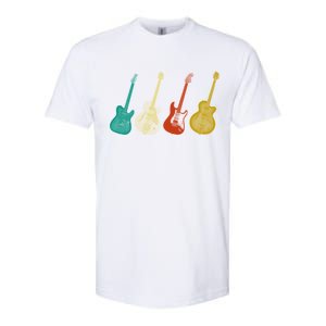 Retro Electric Guitar Softstyle CVC T-Shirt