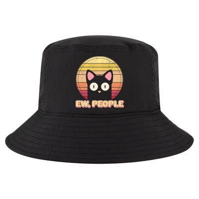 Retro Ew People Funny Cat Cool Comfort Performance Bucket Hat