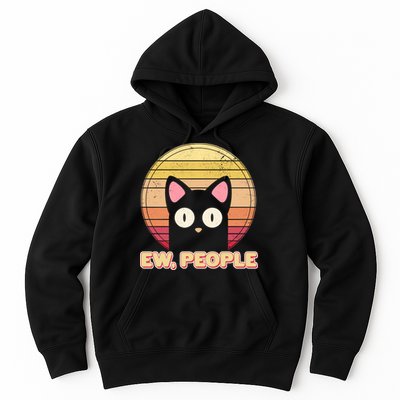 Retro Ew People Funny Cat Hoodie