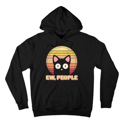 Retro Ew People Funny Cat Hoodie