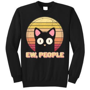 Retro Ew People Funny Cat Sweatshirt