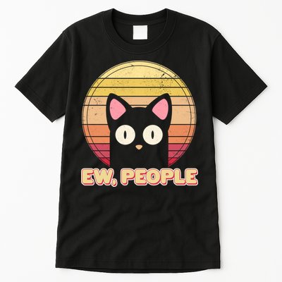 Retro Ew People Funny Cat Tall T-Shirt