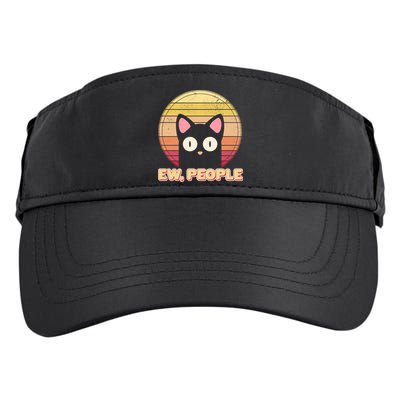 Retro Ew People Funny Cat Adult Drive Performance Visor