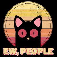 Retro Ew People Funny Cat Mug