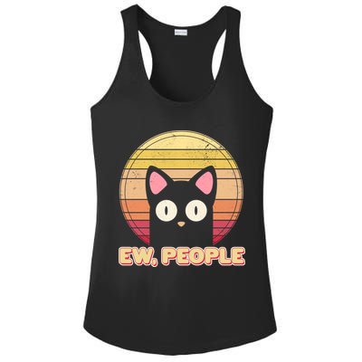 Retro Ew People Funny Cat Ladies PosiCharge Competitor Racerback Tank