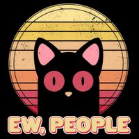 Retro Ew People Funny Cat 16oz Travel Tumbler