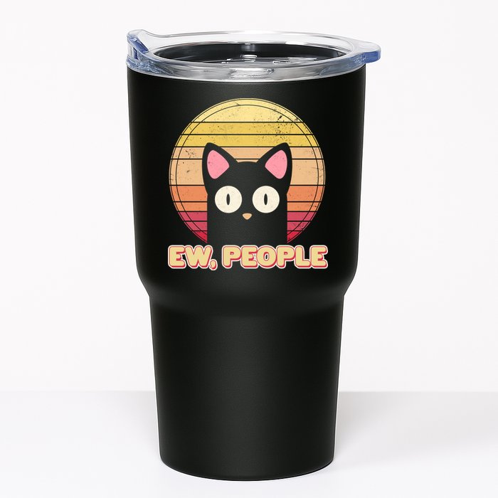 Retro Ew People Funny Cat Tumbler