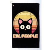 Retro Ew People Funny Cat Golf Towel