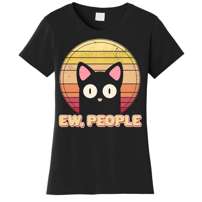 Retro Ew People Funny Cat Women's T-Shirt