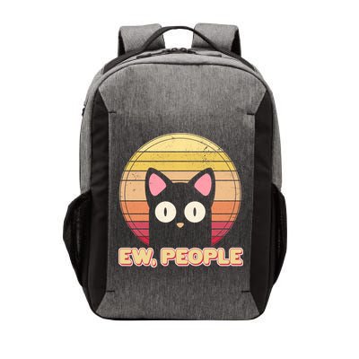 Retro Ew People Funny Cat Vector Backpack
