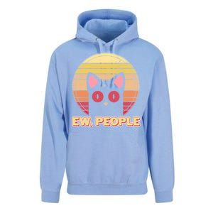 Retro Ew People Funny Cat Unisex Surf Hoodie