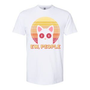 Retro Ew People Funny Cat Softstyle CVC T-Shirt