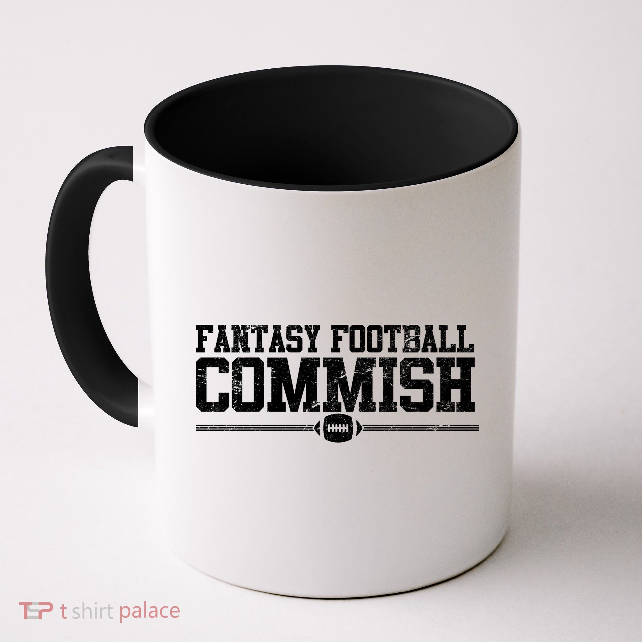 Retro Fantasy Football Commish Funny Sports Mug