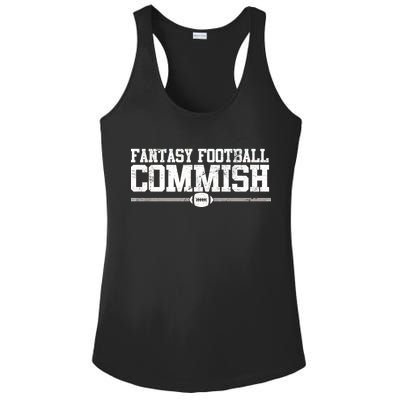 Retro Fantasy Football Commish Funny Sports Ladies PosiCharge Competitor Racerback Tank