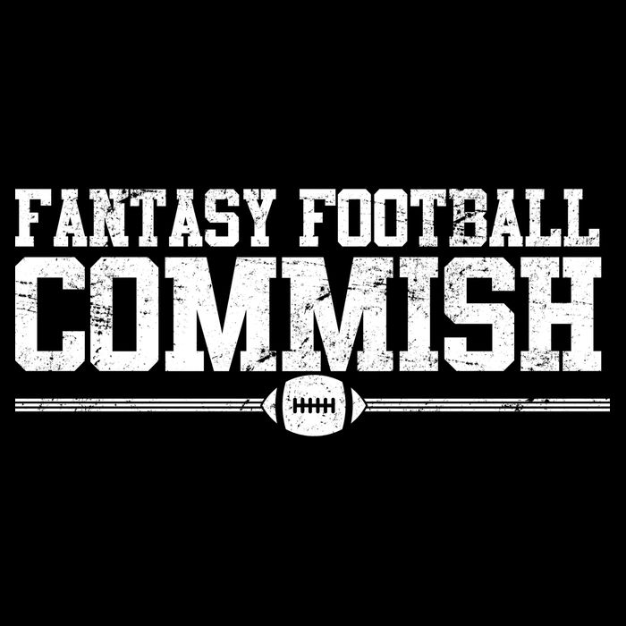 Retro Fantasy Football Commish Funny Sports Cropped Pullover Crew