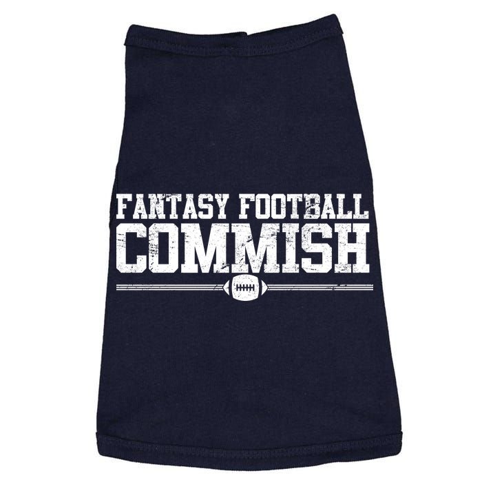 Retro Fantasy Football Commish Funny Sports Doggie Tank