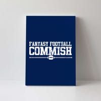 Retro Fantasy Football Commish Funny Sports Canvas