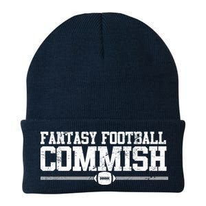 Retro Fantasy Football Commish Funny Sports Knit Cap Winter Beanie