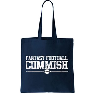 Retro Fantasy Football Commish Funny Sports Tote Bag