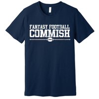 Retro Fantasy Football Commish Funny Sports Premium T-Shirt