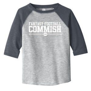 Retro Fantasy Football Commish Funny Sports Toddler Fine Jersey T-Shirt