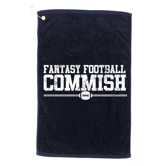 Retro Fantasy Football Commish Funny Sports Golf Towel