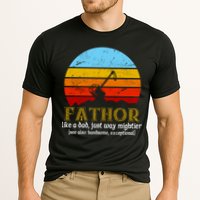 Retro Fathor Like Dad Just Way Mightier Performance Shirt