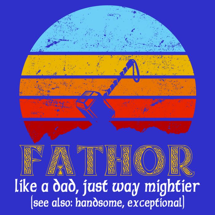 Retro Fathor Like Dad Just Way Mightier Mousepad