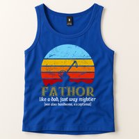Retro Fathor Like Dad Just Way Mightier Tank Top