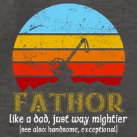 Retro Fathor Like Dad Just Way Mightier Vector Backpack