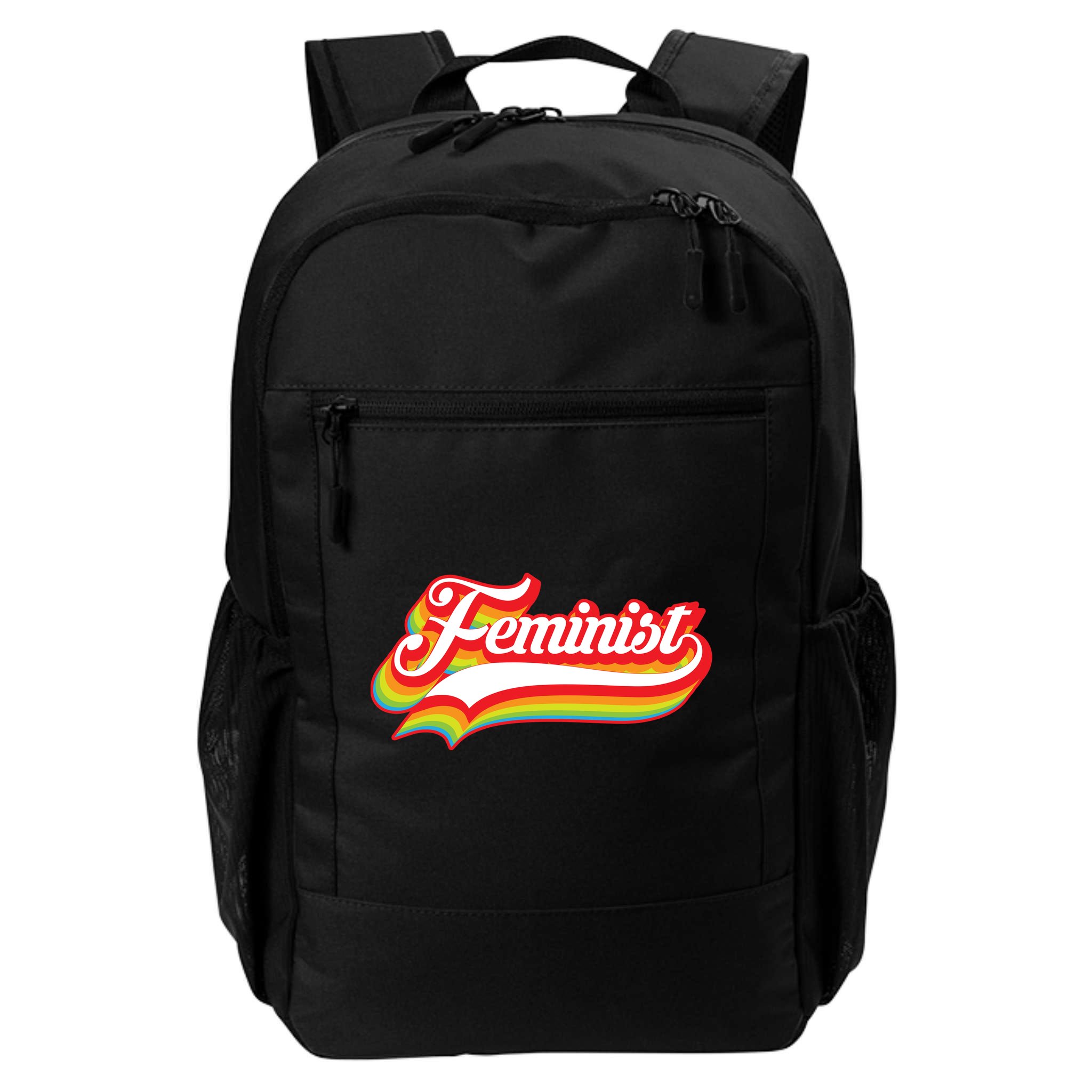 Retro Feminist Logo Backpack