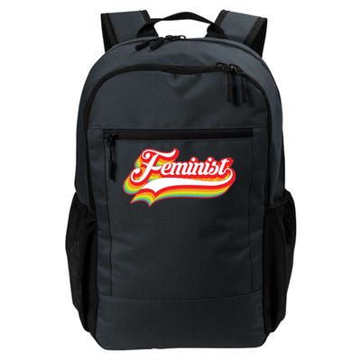 Retro Feminist Logo Daily Commute Backpack