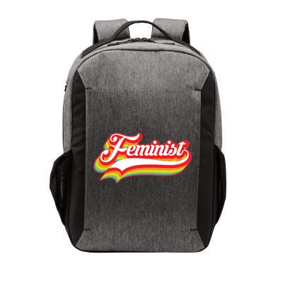 Retro Feminist Logo Vector Backpack