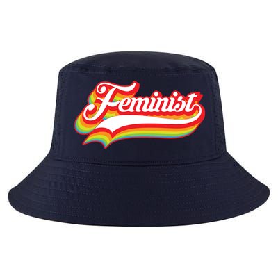 Retro Feminist Logo Cool Comfort Performance Bucket Hat