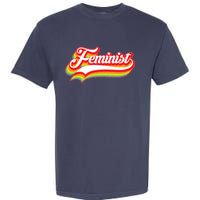 Retro Feminist Logo Garment-Dyed Heavyweight T-Shirt