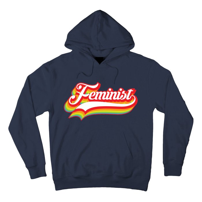 Retro Feminist Logo Hoodie