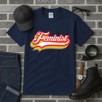 Retro Feminist Logo Tall T-Shirt