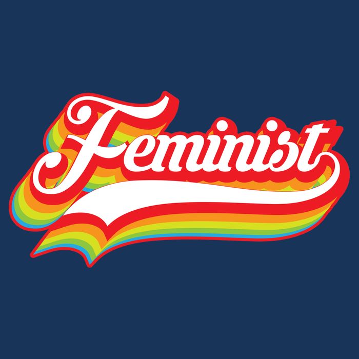 Retro Feminist Logo Tall T-Shirt