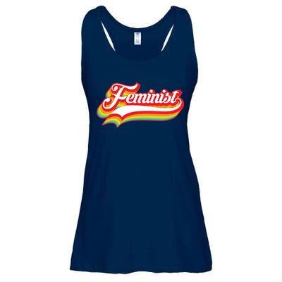 Retro Feminist Logo Ladies Essential Flowy Tank