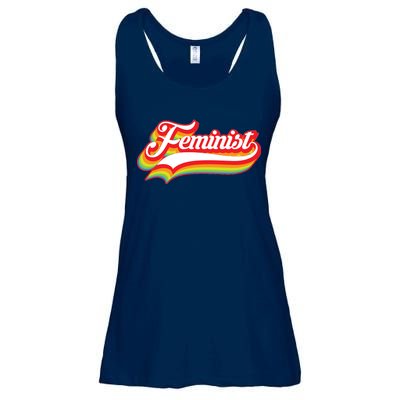 Retro Feminist Logo Ladies Essential Flowy Tank